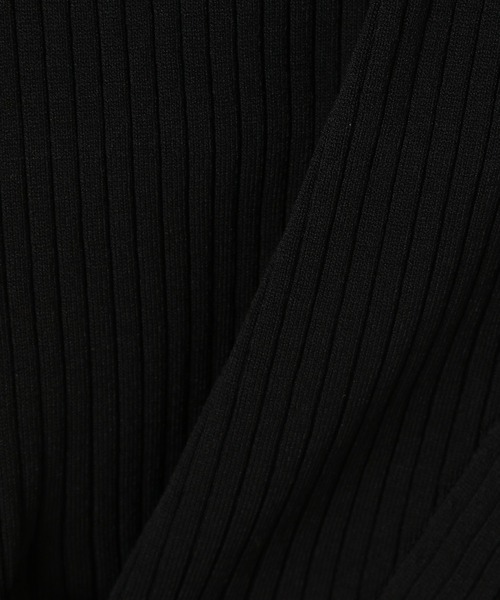 PAGEBOY（ページボーイ）の「ワイドリブニットショートスリーブ（ニット/セーター・レディース・ブラック/オフホワイト/アクア/グレイッシュベージュ・FREE）」の15枚目の写真