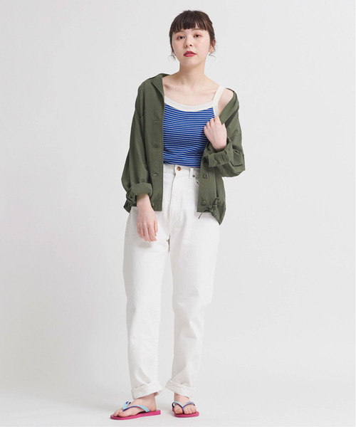 CHILD WOMAN（チャイルドウーマン）の「連シルフライスピンボーダーキャミソール（キャミソール・レディース・レッド/ブルー/ブラック・FREE）」の9枚目の写真