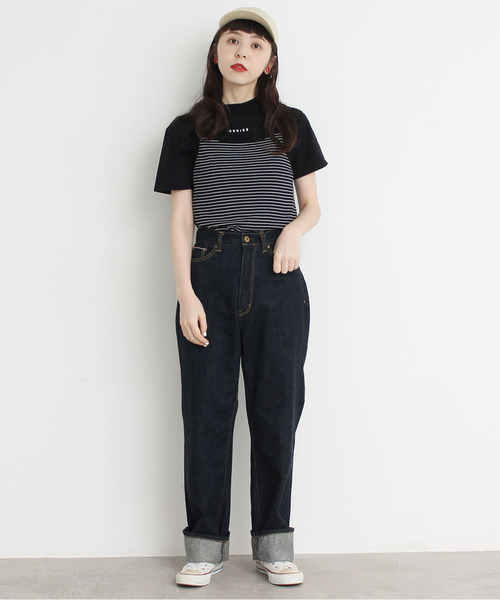 CHILD WOMAN（チャイルドウーマン）の「連シルフライスピンボーダーキャミソール（キャミソール・レディース・レッド/ブルー/ブラック・FREE）」の22枚目の写真