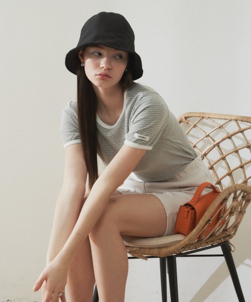 ハーフボーダーリンガーT（Tシャツ/カットソー）｜VANNIE U