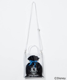 ∴WEGO/ツイステッドワンダーランド巾着付きクリアトートバッグ