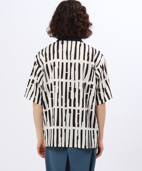 tk.TAKEO KIKUCHI（ティーケータケオキクチ）の「◆ハンドペインティングストライプシャツ（シャツ/ブラウス・メンズ・ライトグリーン系/ホワイト系5/ベージュ系4・02/03）」の16枚目の写真