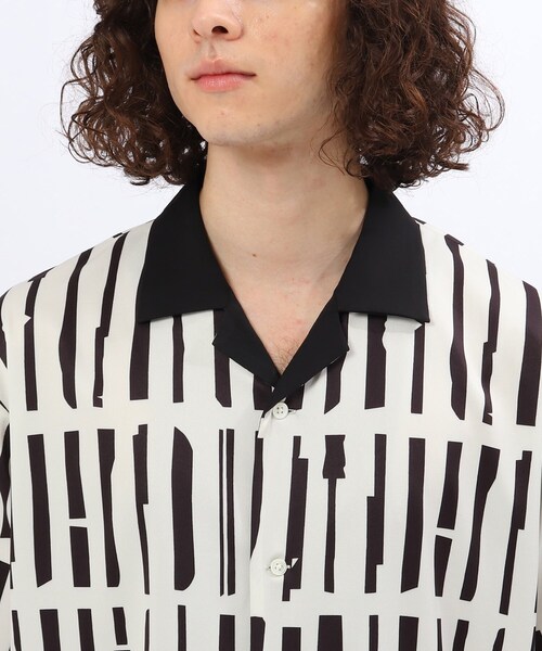 tk.TAKEO KIKUCHI（ティーケータケオキクチ）の「◆ハンドペインティングストライプシャツ（シャツ/ブラウス・メンズ・ライトグリーン系/ホワイト系5/ベージュ系4・02/03）」の17枚目の写真