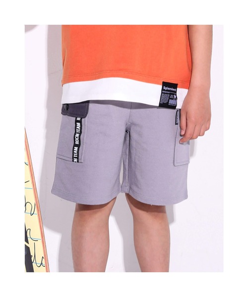 RAD CUSTOM（ラッドカスタム）の「RAD CUSTOM/カーゴ ポケット カラー パンツ（その他パンツ・キッズ・グレー/イエロー・120/150/140/160/130）」の2枚目の写真