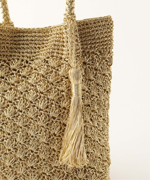 LE TALON(ルタロン)の「LE TALON タッセルツキメタリックバッグ(トートバッグ・レディース・シルバー/ゴールド・FREE)」の12枚目の写真