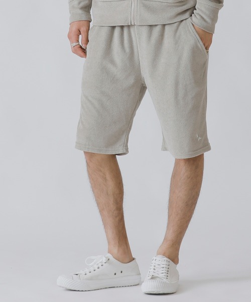 London Denim（ロンドンデニム）の「サマーパイル リラックス イージー ショーツ セットアップ対応可（その他パンツ・メンズ・ブラック/スモークピンク/ホワイト/ネイビー/ベージュ/グレー・48/50）」の4枚目の写真