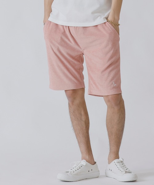 London Denim（ロンドンデニム）の「サマーパイル リラックス イージー ショーツ セットアップ対応可（その他パンツ・メンズ・ブラック/スモークピンク/ホワイト/ネイビー/ベージュ/グレー・48/50）」の6枚目の写真