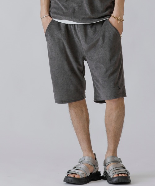 London Denim（ロンドンデニム）の「サマーパイル リラックス イージー ショーツ セットアップ対応可（その他パンツ・メンズ・ブラック/スモークピンク/ホワイト/ネイビー/ベージュ/グレー・48/50）」の7枚目の写真