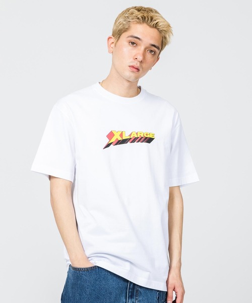 XLARGE(エクストララージ)の「3D LOGO S/S TEE(Tシャツ/カットソー・メンズ・ブラック/ブルー/ホワイト・XL/L/S/M)」の2枚目の写真