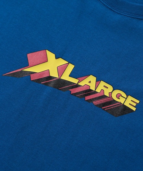 XLARGE(エクストララージ)の「3D LOGO S/S TEE(Tシャツ/カットソー・メンズ・ブラック/ブルー/ホワイト・XL/L/S/M)」の7枚目の写真