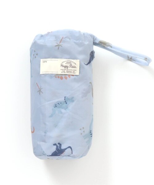 apres les cours(アプレレクール)の「■きょうりゅう柄ランドコート(レインコート/ポンチョ・キッズ・アイボリー/サックスブルー・130/100/110/120)」の8枚目の写真