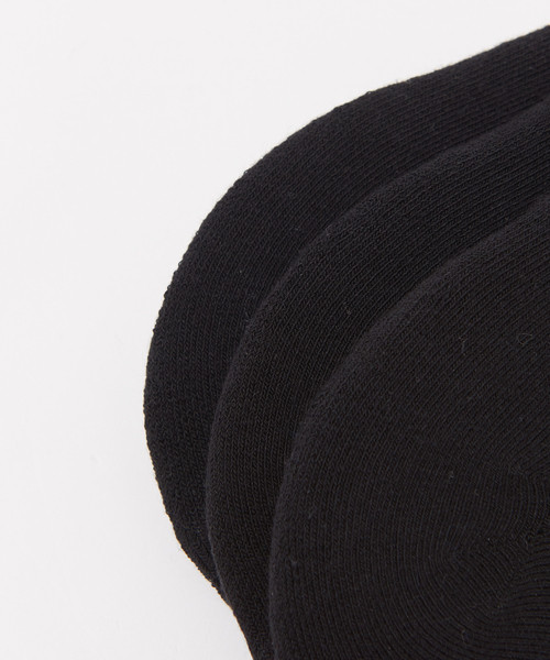 ABAHOUSE（アバハウス）の「3パック 無地 シューイン ソックス（ソックス/靴下・メンズ・アイボリー/ネイビー/チャコールグレー/ブラック・フリー）」の15枚目の写真