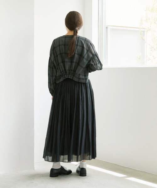 cardo fabrica（カルドファブリカ）の「._◇インドカディシャーリングラップスカート（スカート・レディース・ブラック/キナリ・FREE）」の11枚目の写真