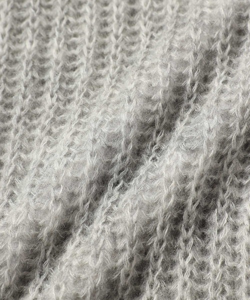 MADEMOISELLE ROPE'（マドモアゼル ロペ）の「KIDモヘアクルーネックニットプルオーバー（ニット/セーター・レディース・グレー/パープル・38）」の19枚目の写真