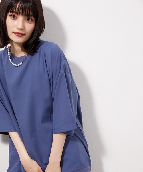 JUNRED（ジュンレッド）の「ライトスムースタッチS/Sプルオーバー（Tシャツ/カットソー・メンズ・ベージュ/ピンク/ブルー系その他4・S/M/L）」の22枚目の写真