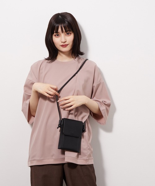 JUNRED（ジュンレッド）の「ライトスムースタッチS/Sプルオーバー（Tシャツ/カットソー・メンズ・ベージュ/ピンク/ブルー系その他4・S/M/L）」の9枚目の写真