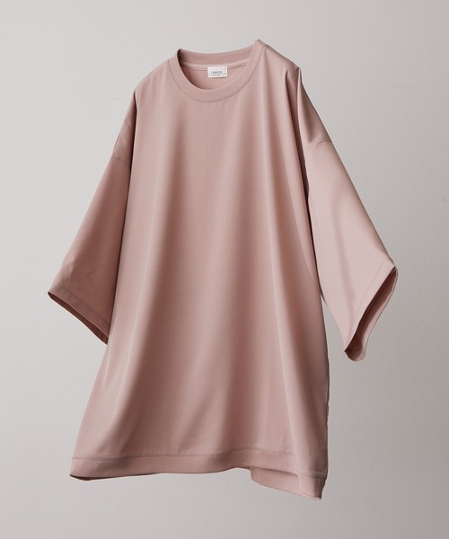 JUNRED（ジュンレッド）の「ライトスムースタッチS/Sプルオーバー（Tシャツ/カットソー・メンズ・ベージュ/ピンク/ブルー系その他4・S/M/L）」の21枚目の写真