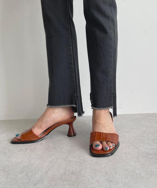 EMMEL REFINES(エメルリファインズ)の「<EMMEL REFINES(エメル リファインズ)>EM スキニー フレア デニム/ パンツ(デニムパンツ・レディース・ブラック/コバルトブルー・S/M/XS)」の9枚目の写真