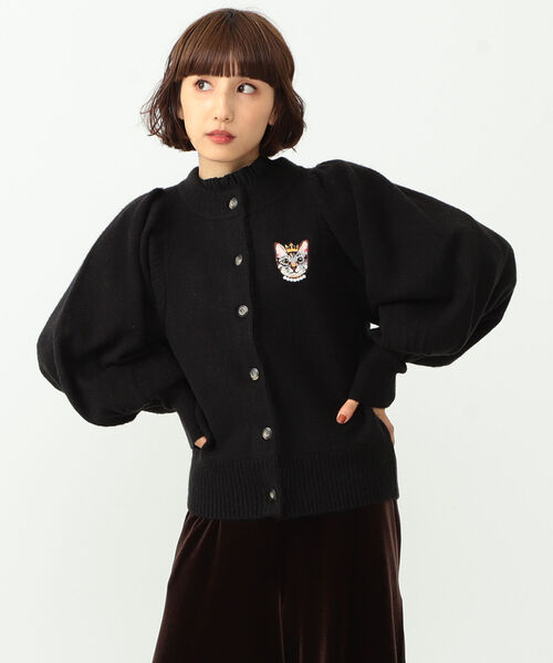 mmts（マミタス）の「tamaoworld × mmts / ボリュームスリーブ カーディガン（ニット/セーター・レディース・ブラック/グレー/レッド・ONE SIZE）」の22枚目の写真