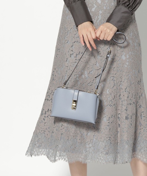 NATURAL BEAUTY BASIC(ナチュラルビューティーベーシック)の「ライトウォレットショルダー(ショルダーバッグ・レディース・グレー/ピンク/ブラック/ブルー・FREE)」の4枚目の写真