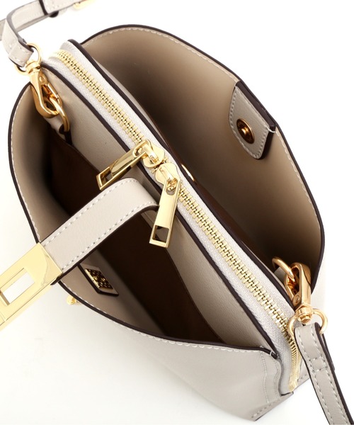 NATURAL BEAUTY BASIC(ナチュラルビューティーベーシック)の「ライトウォレットショルダー(ショルダーバッグ・レディース・グレー/ピンク/ブラック/ブルー・FREE)」の13枚目の写真