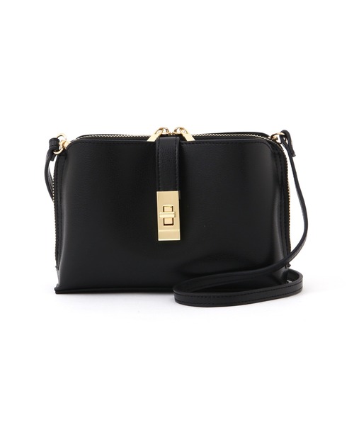 NATURAL BEAUTY BASIC(ナチュラルビューティーベーシック)の「ライトウォレットショルダー(ショルダーバッグ・レディース・グレー/ピンク/ブラック/ブルー・FREE)」の6枚目の写真