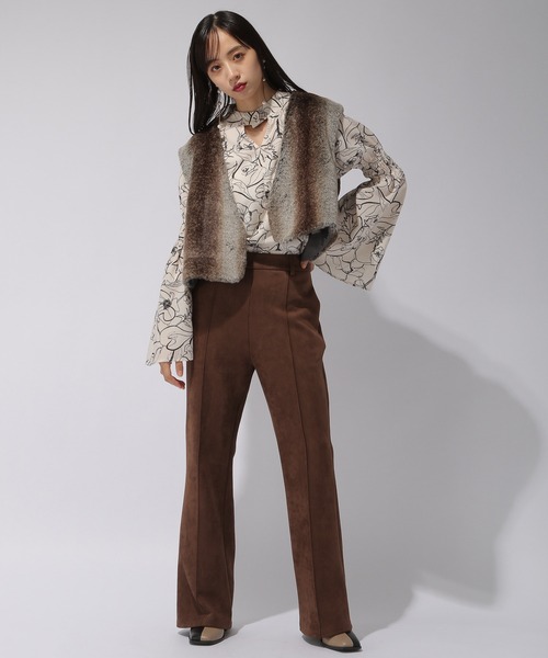 HARE(ハレ)の「2WAYシャーリングブラウス(HARE)(シャツ/ブラウス・レディース・ホワイト/ブラック/ブラウン/ホワイト系その他/ブラック系その他・FREE)」の19枚目の写真