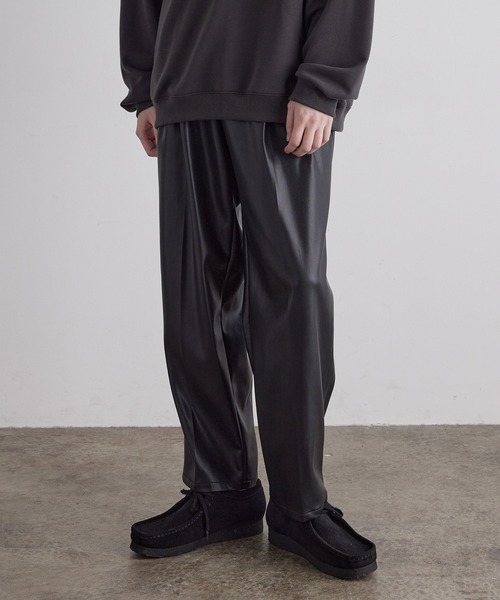 JUNRED（ジュンレッド）の「フェイクレザータックワイドパンツ（その他パンツ・メンズ・ブラック・S/M/L）」の22枚目の写真