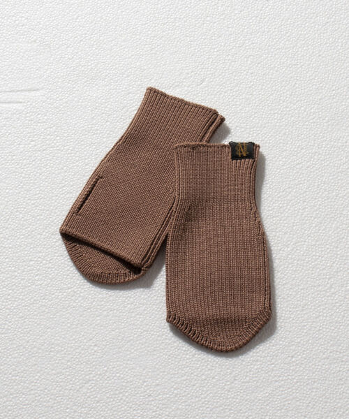 BATONER（バトナー）の「【BATONER/バトナー】SIGNATURE WOOL GLOVES BN-21FI-007（手袋・メンズ・オレンジ/ライトパープル/オフホワイト/グレー/ブラウン/ブラック/グリーン/ネイビー・FREE）」の8枚目の写真