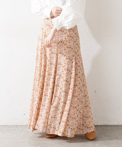 SHENERY(シーナリー)の「プリントフレアマキシスカート(スカート・レディース・グリーン/イエロー・36/38)」の15枚目の写真