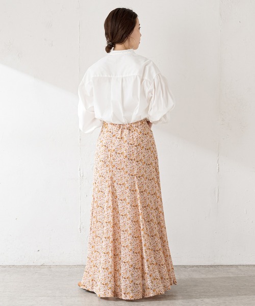 SHENERY(シーナリー)の「プリントフレアマキシスカート(スカート・レディース・グリーン/イエロー・36/38)」の6枚目の写真