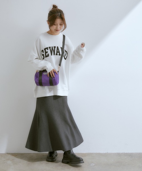 vis-`a-vis(ビサビ)の「【WEB限定】メリハリシルエットが女性らしい。ニットマーメイドスカート【セットアップ対応】(スカート・レディース・チャコールグレー/グリーン系その他/ブラウン系その他3・S/M)」の10枚目の写真