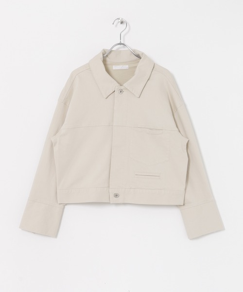 SENSE OF PLACE by URBAN RESEARCH（センスオブプレイスバイアーバンリサーチ）の「ワークジャケット（その他アウター・レディース・ブラック/カーキ/アイボリー・ONE）」の12枚目の写真