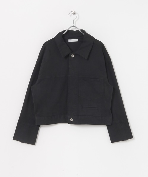 SENSE OF PLACE by URBAN RESEARCH（センスオブプレイスバイアーバンリサーチ）の「ワークジャケット（その他アウター・レディース・ブラック/カーキ/アイボリー・ONE）」の17枚目の写真