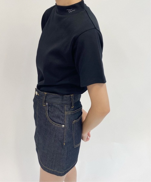 Charles Chaton（シャルルシャトン）の「CC タートルTシャツ（Tシャツ/カットソー・レディース・ホワイト/ブラック・FREE）」の2枚目の写真