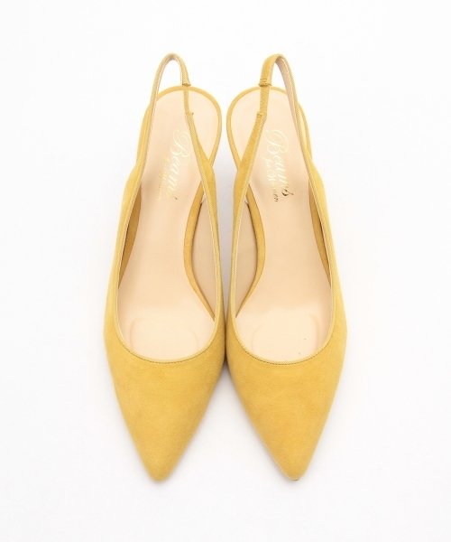 Demi-Luxe BEAMS（デミルクス ビームス）の「Demi-Luxe BEAMS / バックストラップ パンプス（パンプス・レディース・ネイビー/ベージュ/イエロー・22.5cm/25.0cm/23.0cm/25.5cm/24.0cm/23.5cm/24.5cm）」の9枚目の写真