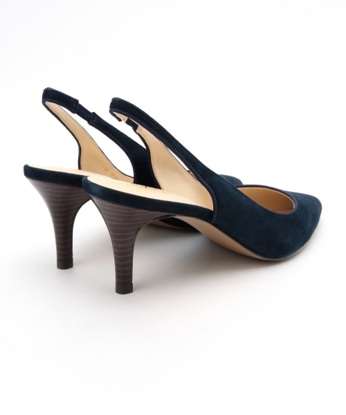 Demi-Luxe BEAMS（デミルクス ビームス）の「Demi-Luxe BEAMS / バックストラップ パンプス（パンプス・レディース・ネイビー/ベージュ/イエロー・22.5cm/25.0cm/23.0cm/25.5cm/24.0cm/23.5cm/24.5cm）」の4枚目の写真