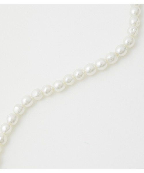 AZUL by moussy（アズールバイマウジー）の「FAUX PEARL×CHAIN NECKLACE/フェイクパール×チェーンネックレス（ネックレス・レディース・ゴールド系その他/シルバー・FREE）」の6枚目の写真