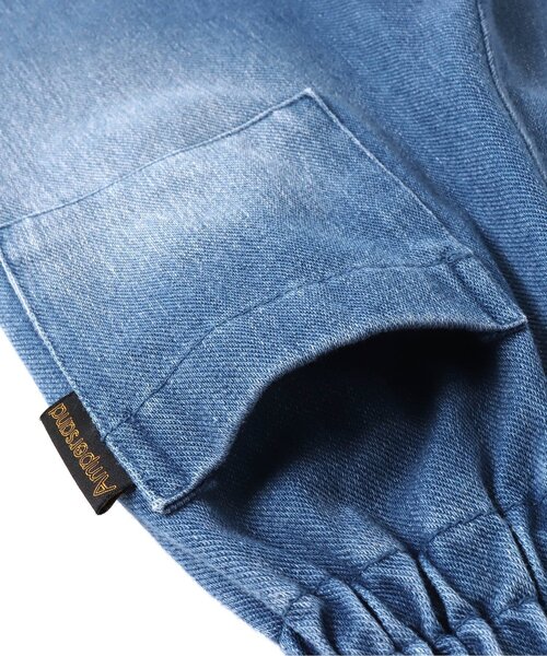 Ampersand（アンパサンド）の「/ニットツイルシェフパンツ 10分丈（その他パンツ・キッズ・アイボリー/ブルー/ネイビー・140/95/100/80/120/110/90/130）」の10枚目の写真