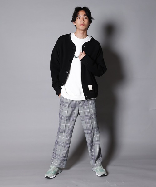 JACKROSE（ジャックローズ）の「JE-ワッフル編み・カットカーディガン（カーディガン/ボレロ・メンズ・ブラック/ライトベージュ/カーキ・M/L）」の9枚目の写真