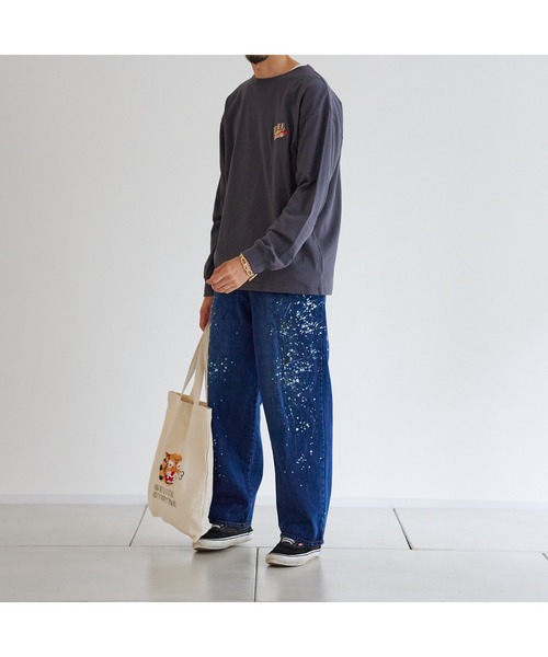 CPCM(シーピーシーエム)の「バックDINER刺繍ロンT(Tシャツ/カットソー・メンズ・チャコールグレー/ホワイト/ピンク・LARGE/MEDIUM)」の4枚目の写真