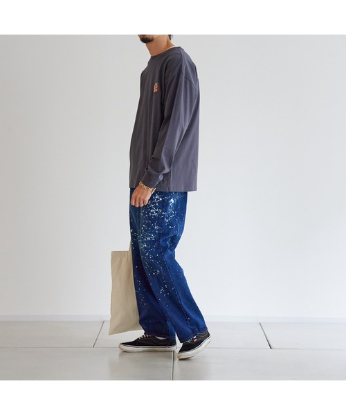 CPCM(シーピーシーエム)の「バックDINER刺繍ロンT(Tシャツ/カットソー・メンズ・チャコールグレー/ホワイト/ピンク・LARGE/MEDIUM)」の5枚目の写真