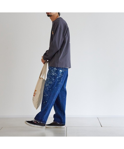 CPCM(シーピーシーエム)の「バックDINER刺繍ロンT(Tシャツ/カットソー・メンズ・チャコールグレー/ホワイト/ピンク・LARGE/MEDIUM)」の6枚目の写真