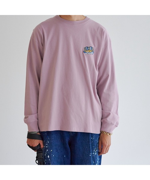 CPCM(シーピーシーエム)の「バックDINER刺繍ロンT(Tシャツ/カットソー・メンズ・チャコールグレー/ホワイト/ピンク・LARGE/MEDIUM)」の16枚目の写真
