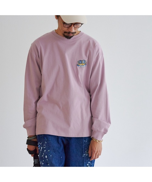 CPCM(シーピーシーエム)の「バックDINER刺繍ロンT(Tシャツ/カットソー・メンズ・チャコールグレー/ホワイト/ピンク・LARGE/MEDIUM)」の18枚目の写真