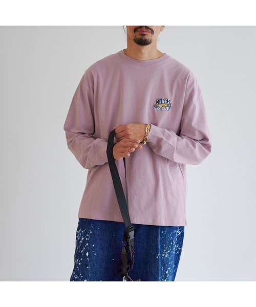 CPCM(シーピーシーエム)の「バックDINER刺繍ロンT(Tシャツ/カットソー・メンズ・チャコールグレー/ホワイト/ピンク・LARGE/MEDIUM)」の20枚目の写真