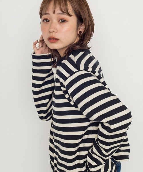 w closet（ダブルクローゼット）の「パールドットボタンスエットクルーカーディガン（カーディガン/ボレロ・レディース・ブラック/ダークグリーン/レッド/アイボリー/ブラック×ホワイト・FREE）」の8枚目の写真