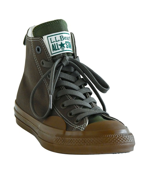 L.L.Bean(エルエルビーン)の「オールスター 100 エル・エル・ビーン ハイ(スニーカー・メンズ・オリーブ系・9/4/5.5/10.5/5/9.5/8.5/8/7.5)」の2枚目の写真