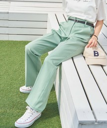 WEGO | WEGO/カラーセミフレアスラックス(スラックス)