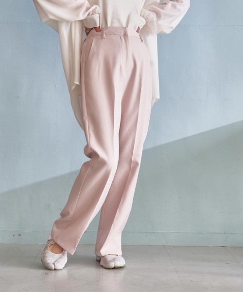 WEGO（ウィゴー）の「WEGO/カラーセミフレアスラックス（スラックス・レディース・ブラック/レッド/オレンジ系その他3/その他1/その他2/ケリーグリーン/ピンク/ブルー/ブルー系その他/アイボリー/ライトイエロー・SMALL/MEDIUM）」の15枚目の写真